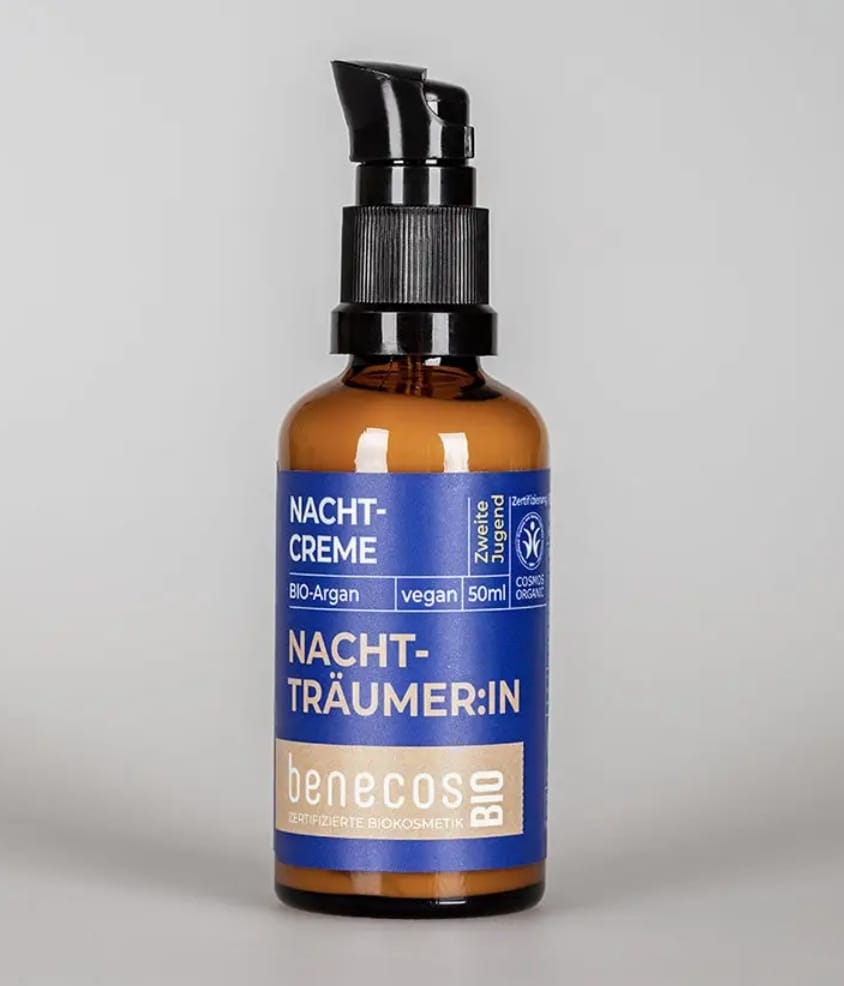 Benecos Bio Nachtcreme "Nachtträumerin" mit Bio-Argan