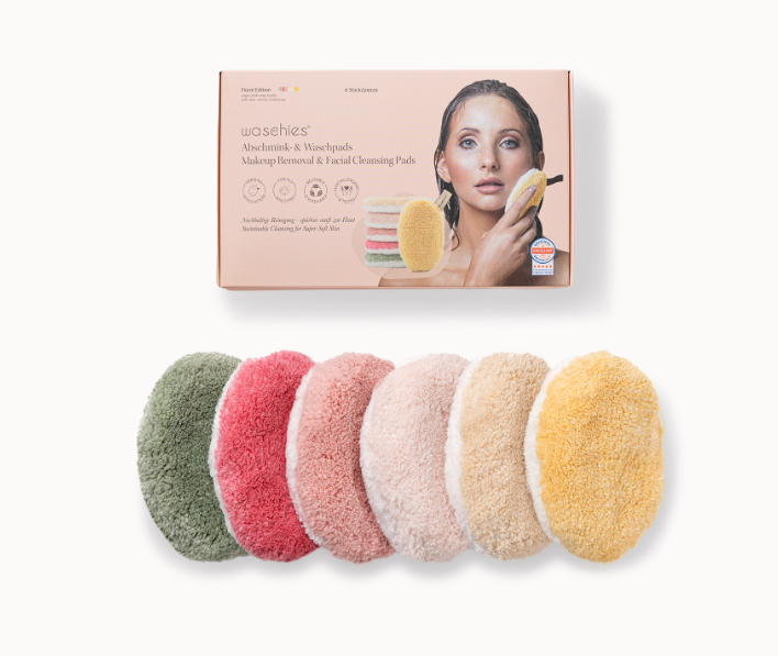 waschies Abschminkpads Floral 6er-Set