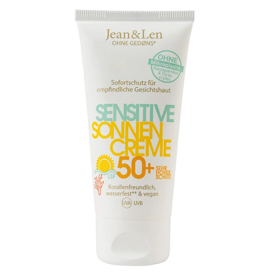 Jean & Len Sensitiv Sonnencreme Gesicht LSF 50+, 50 ml