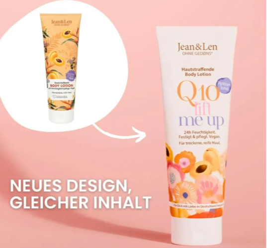 Jean & Len Body Lotion Aprikosenkernöl & Q10