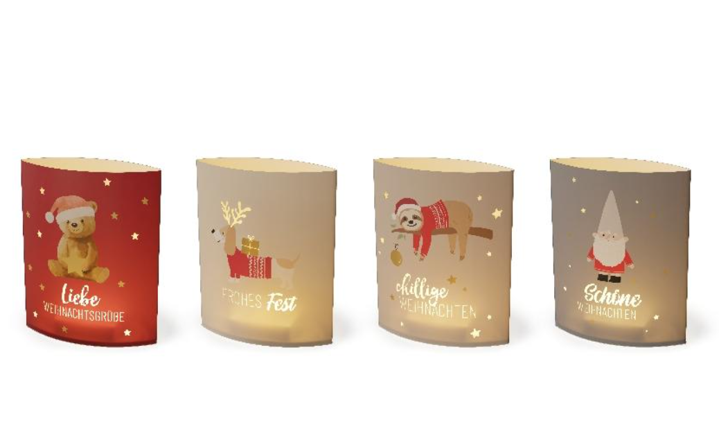 La Vida weihnachtliches Poesielicht :-) - LED-Licht mit Weihnachtsgrüßen