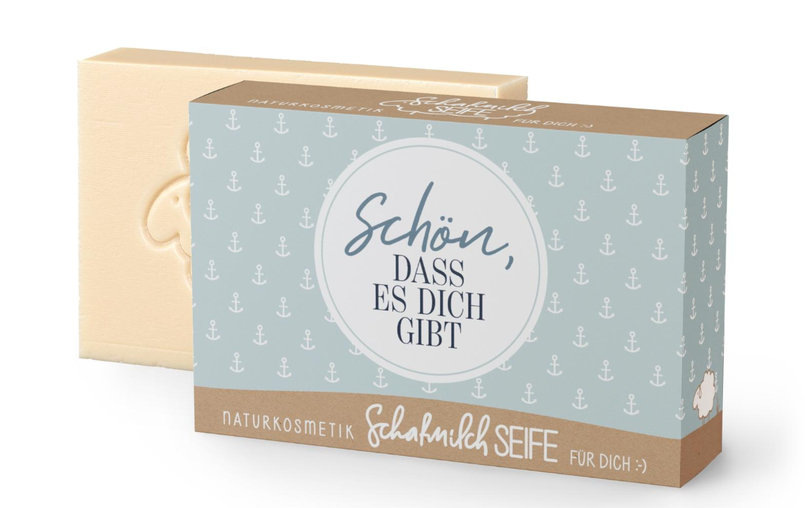 Naturkosmetik Schafmilchseife für dich :-) (verschiedene Sprüche)