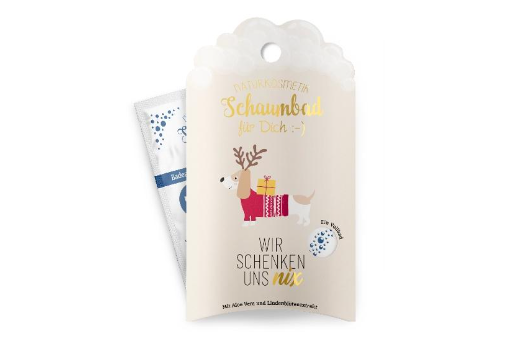 La Vida Weihnachtsbadewanne für dich - Schaumbad 40 ml mit verschiedenen Botschaften