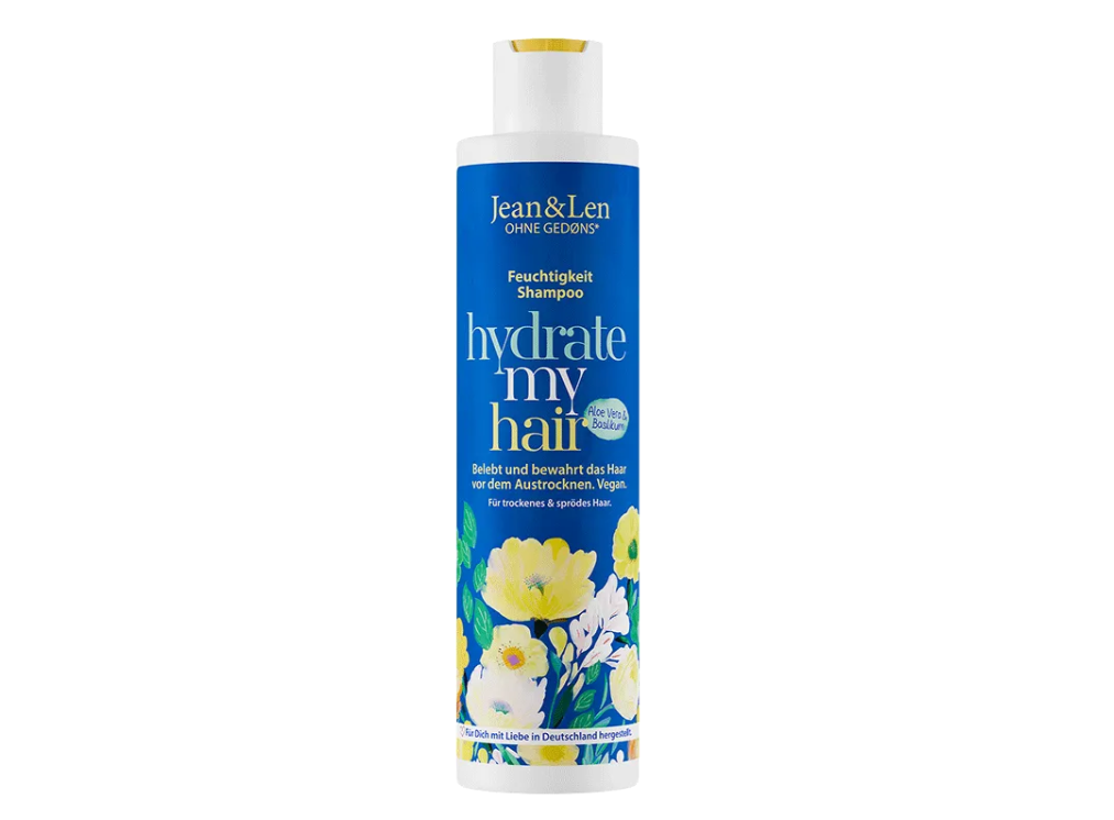 Jean & Len Feuchtigkeit Shampoo Aloe Vera & Basilikum