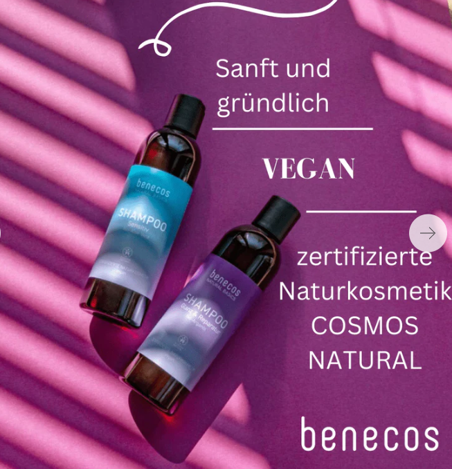 BENECOS Natural Basics Shampoo Glanz & Reparatur mit Bio-Arganöl