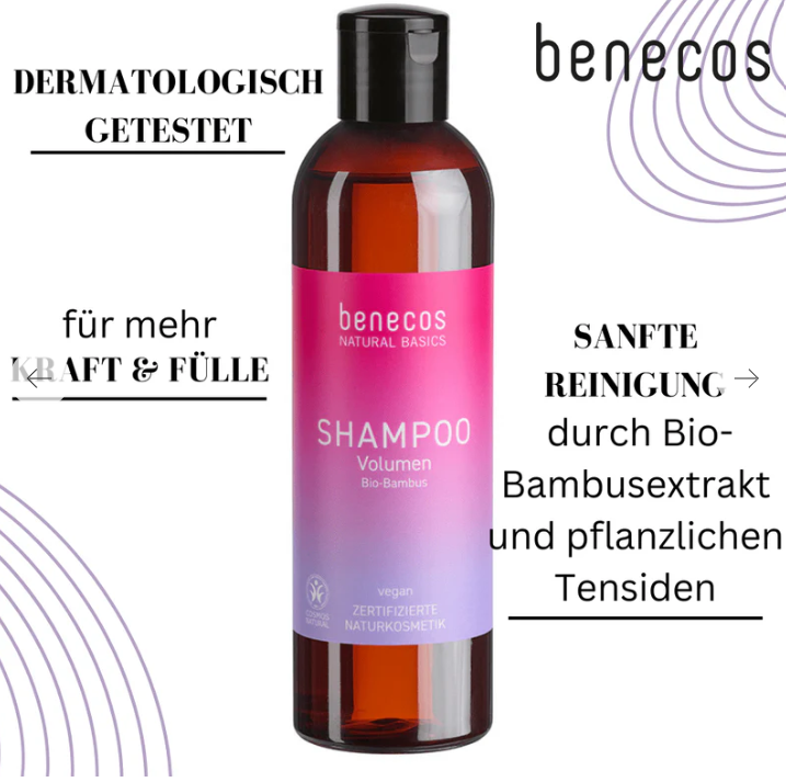 BENECOS Natural Basics Shampoo Volumen mit Bio-Bambus