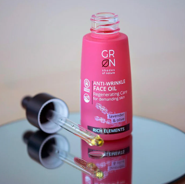 NEU: BENECOS I GRN Anti-Falten Gesichtsöl mit Bio-Olive & Bio-Lavendel