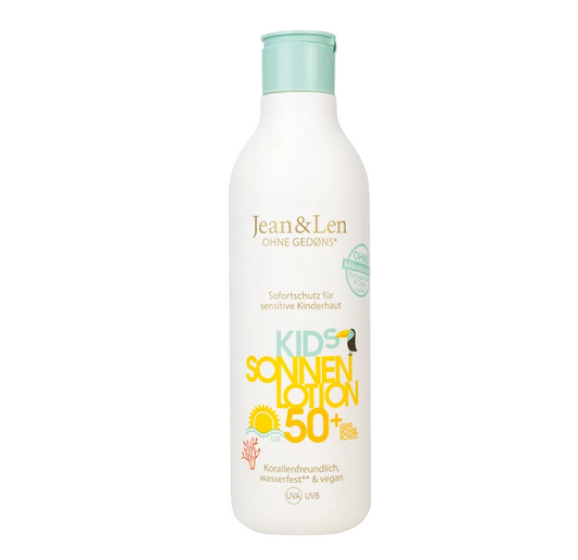 Jean & Len Sensitive Kids Sonnen Lotion LSF 50+, 250ml - Einführungspreis!!!