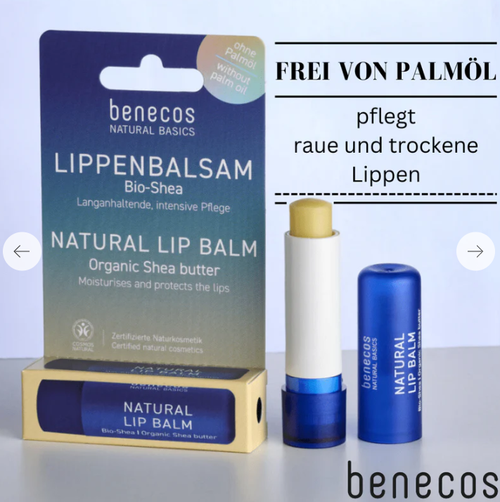 Benecos Natural Basics Lippenpalsam Bio-Shea