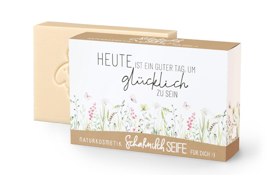 Naturkosmetik Schafmilchseife für dich :-)  (verschiedene Sprüche)
