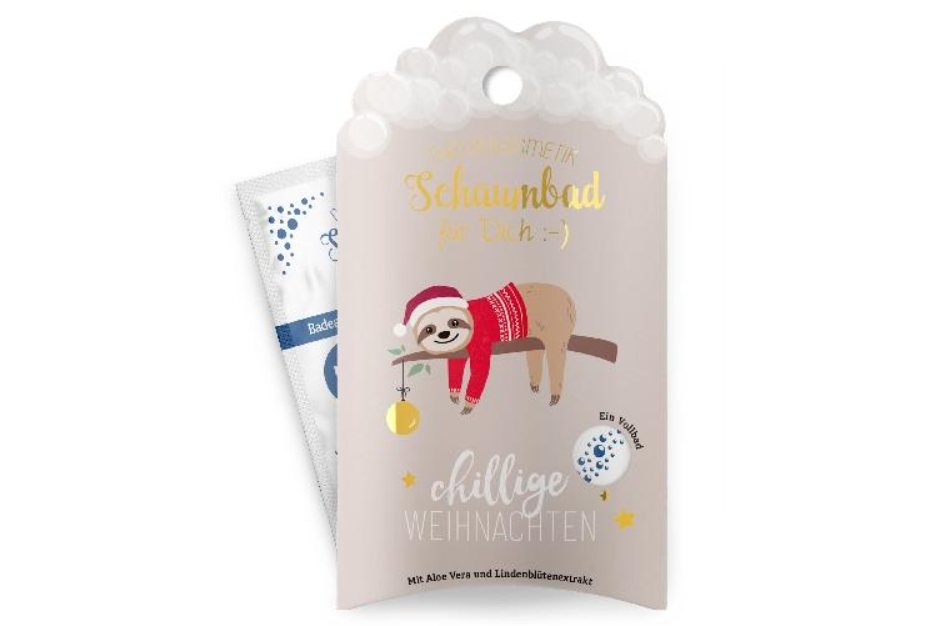 La Vida Weihnachtsbadewanne für dich - Schaumbad 40 ml mit verschiedenen Botschaften