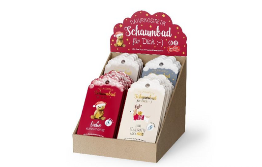 La Vida Weihnachtsbadewanne für dich - Schaumbad 40 ml mit verschiedenen Botschaften