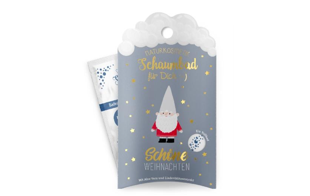 La Vida Weihnachtsbadewanne für dich - Schaumbad 40 ml mit verschiedenen Botschaften