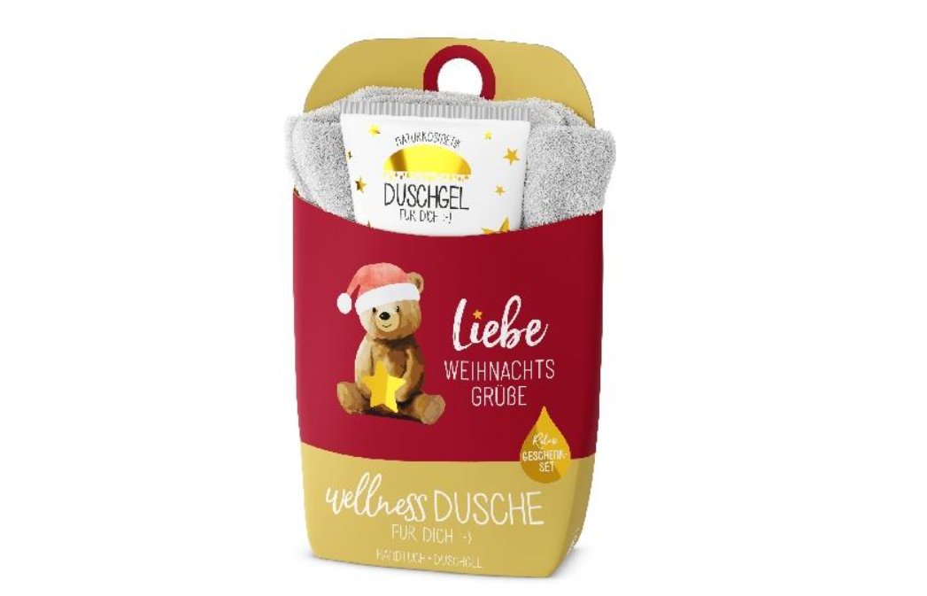 La Vida Weihnachtliche Wellnessdusche für dich :-) - Set mit verschiedenen Botschaften