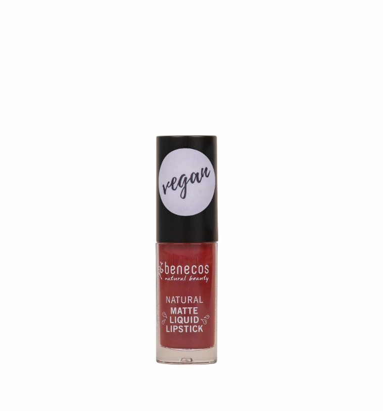 Benecos I GRN Natural Matte Flüssiger Lippenstift (langanhaltend, versch. Farben)