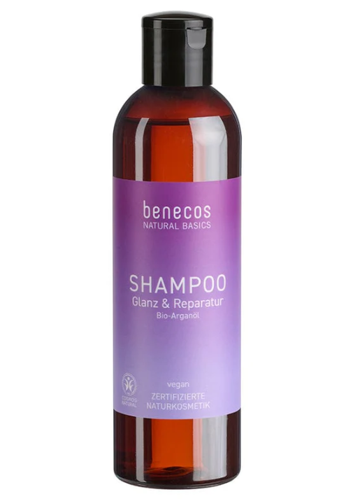 BENECOS Natural Basics Shampoo Glanz & Reparatur mit Bio-Arganöl