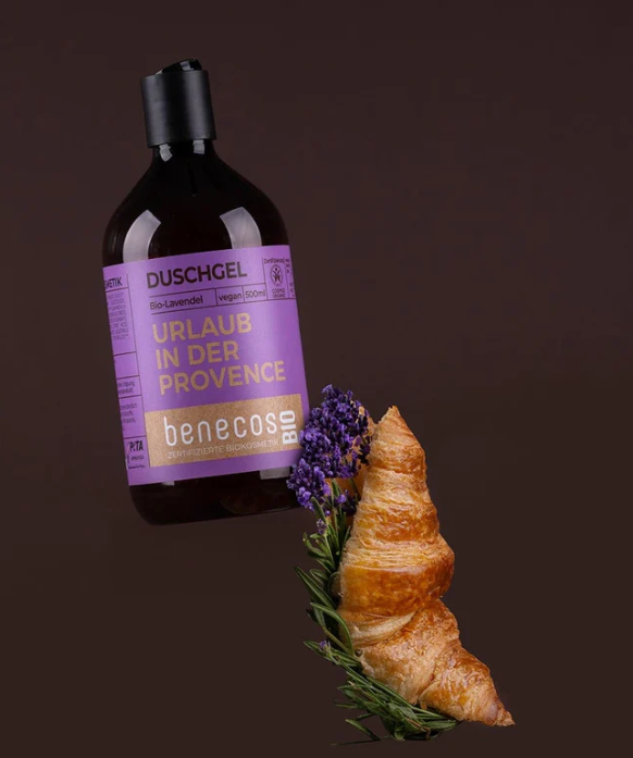 benecosBio Duschgel Bio-Lavendel - Urlaub in der Provence